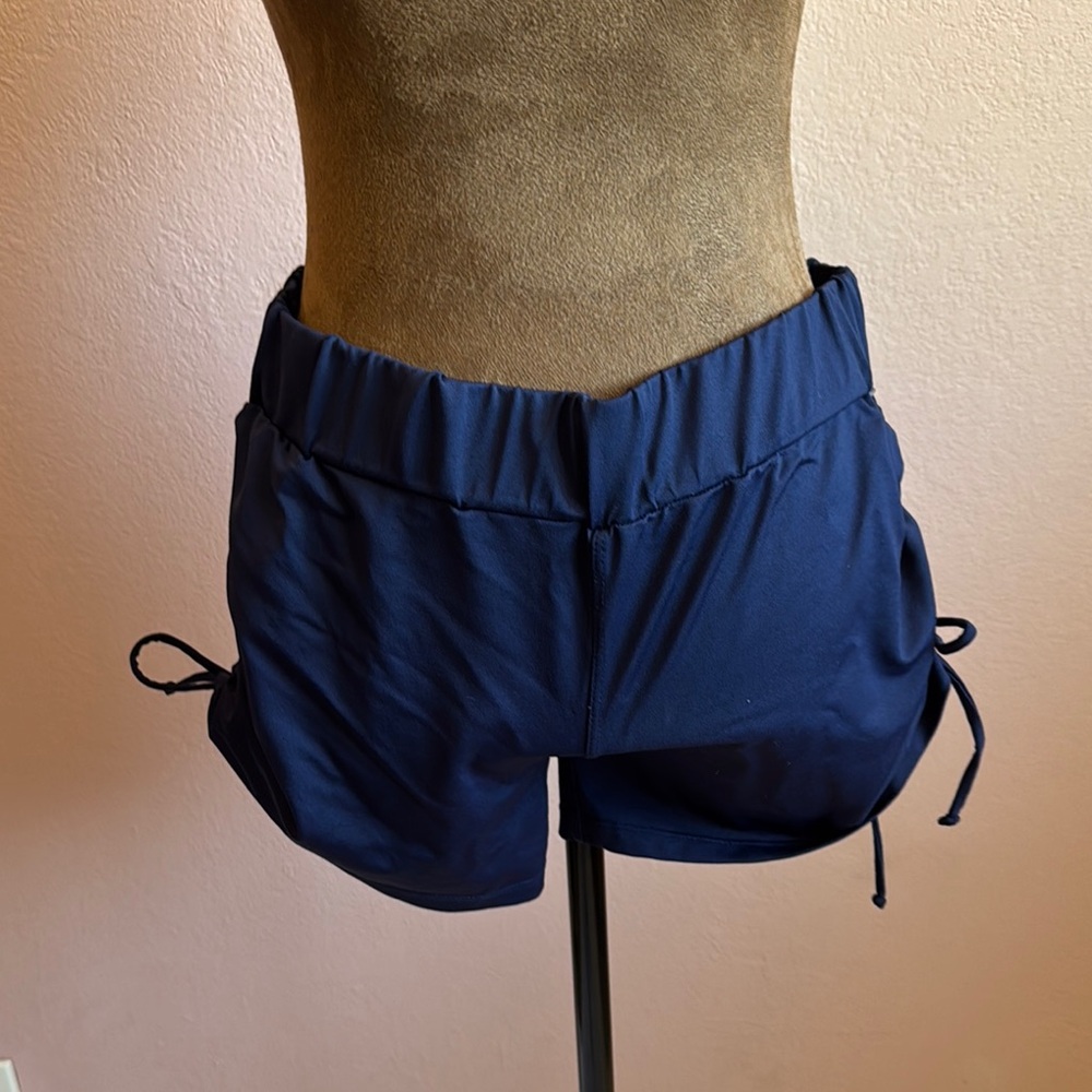 Navy Women's Swim Athletic Shorts